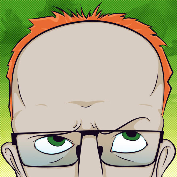 A cartoon of my forehead